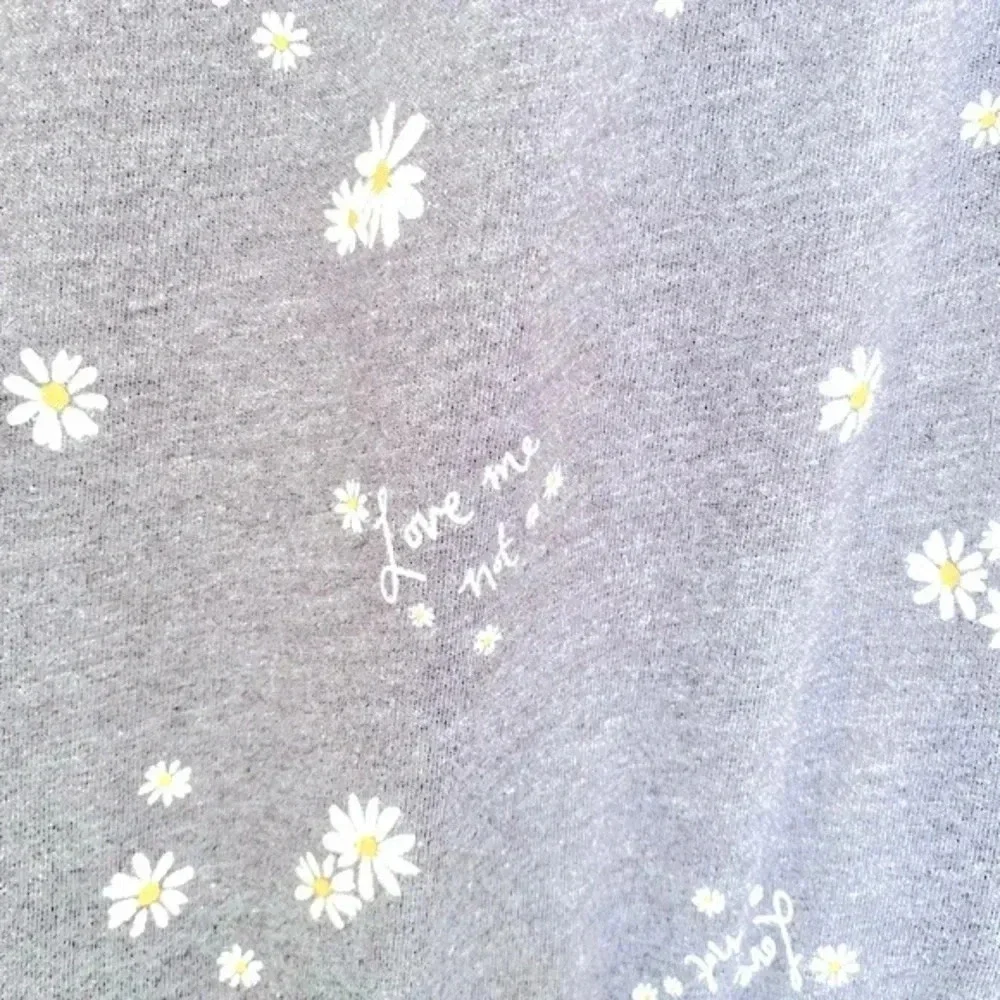 Old Navy Girl’s Size 12 Charcoal Gray Daisy Romper
